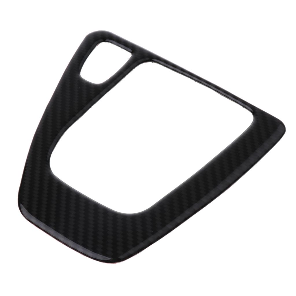 Car Gear Shift Surround Frame Cover Carbon Fiber