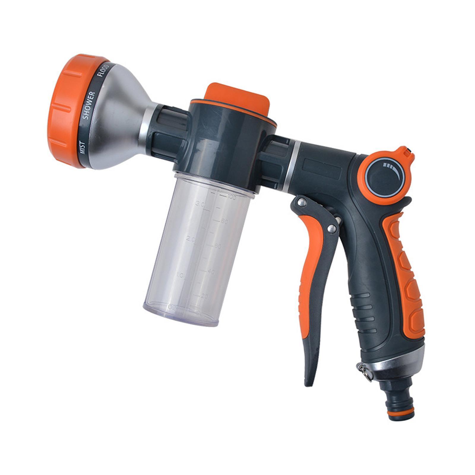 Garden Hose Nozzle Water Hose Nozzle Sprayer for Lawn Cleaning Car Wash