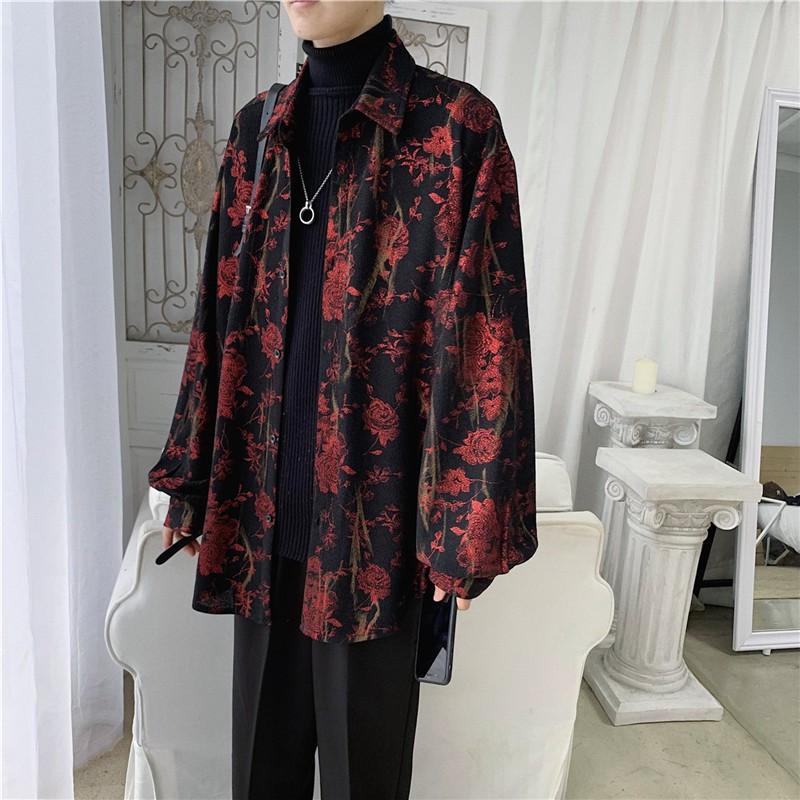 Áo sơ mi tay dài dáng rộng phong cách 2020 cho nam