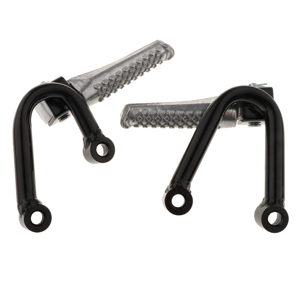 2 Pairs Universal Motorcycle Foot Pegs