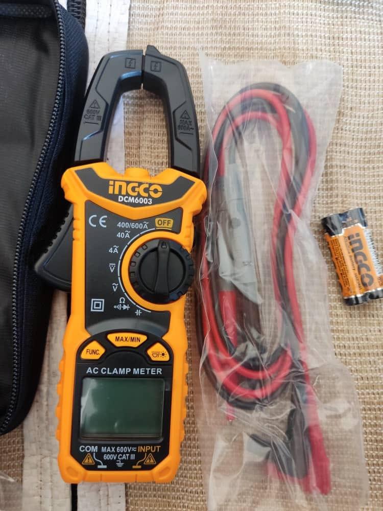 KỀM ĐO AC KỸ THUẬT SỐ (6000 SỐ ĐẾM) INGCO DCM6003 - HÀNG CHÍNH HÃNG