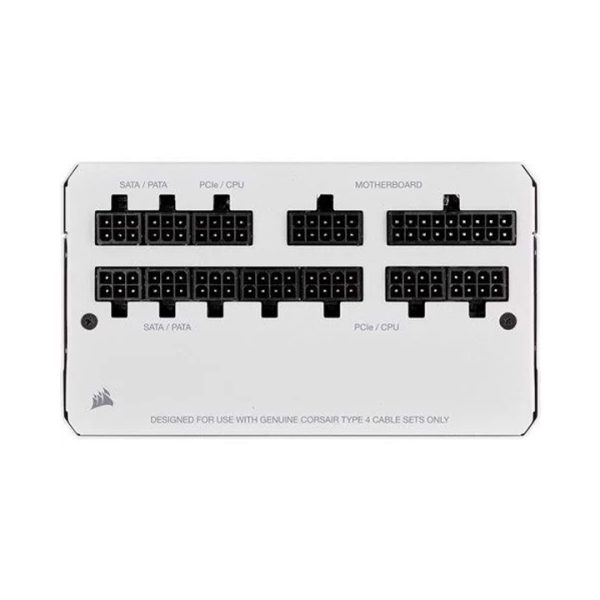 Nguồn Máy Tính Corsair RM750 White 2021 | 80 Plus Gold | Full Modul - Hàng Chính Hãng