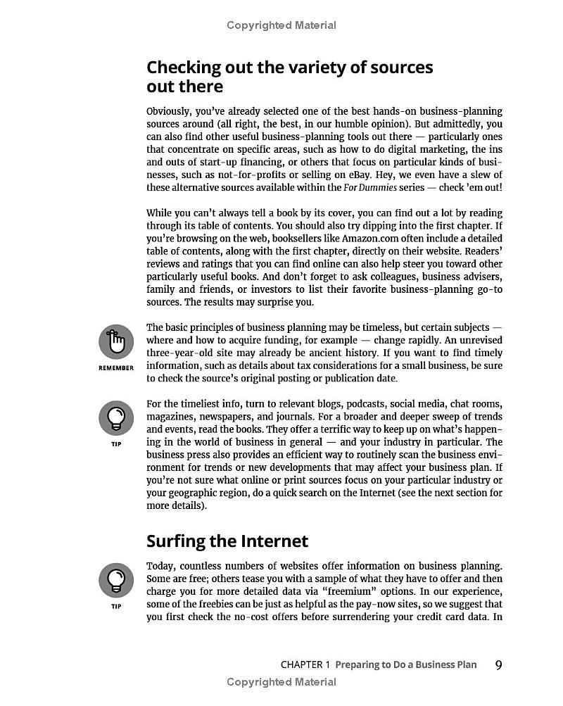 Sách ngoại văn: Business Plans For Dummies 3rd Edition