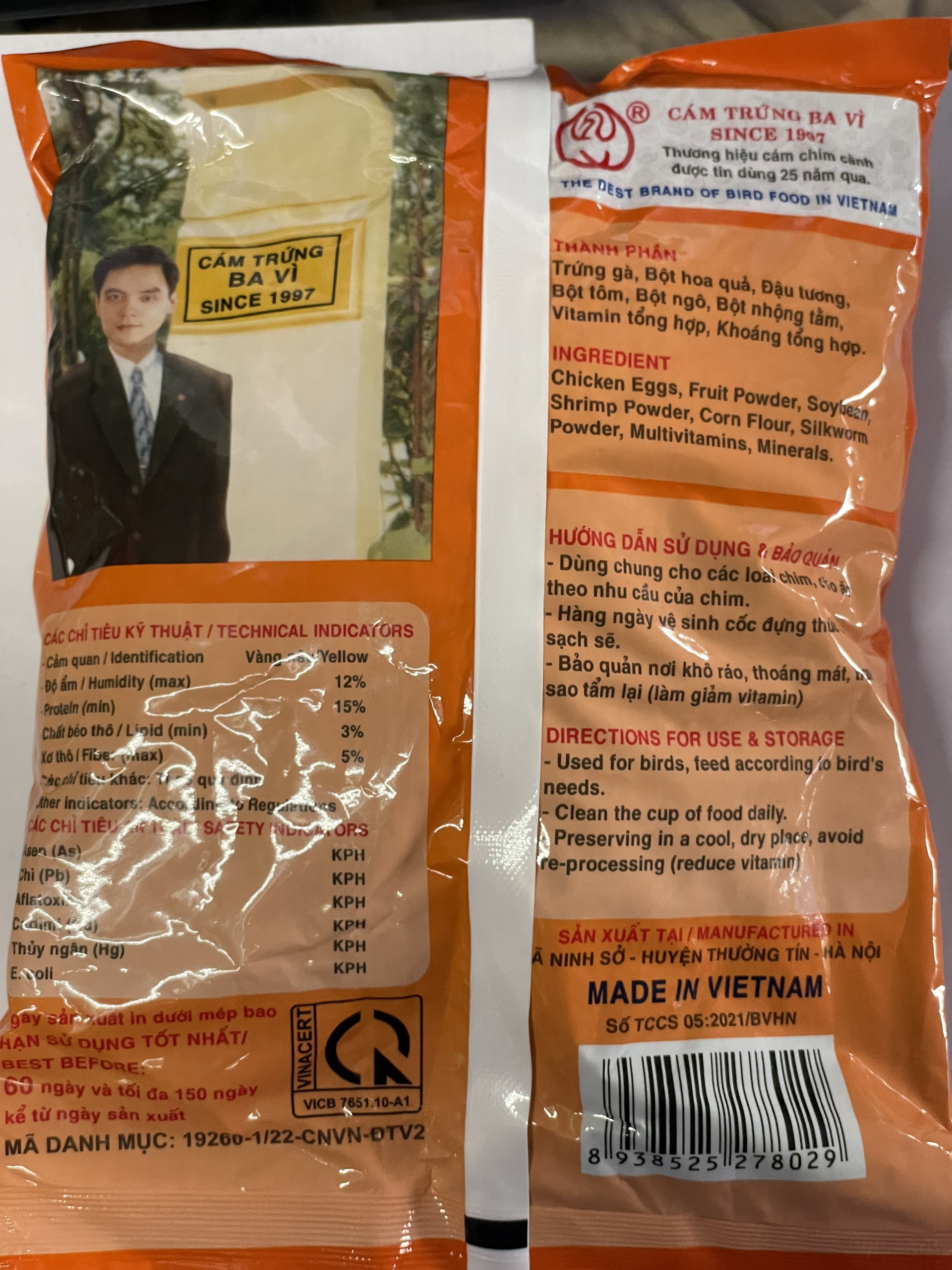 CÁM CHIM VÀNG 500G