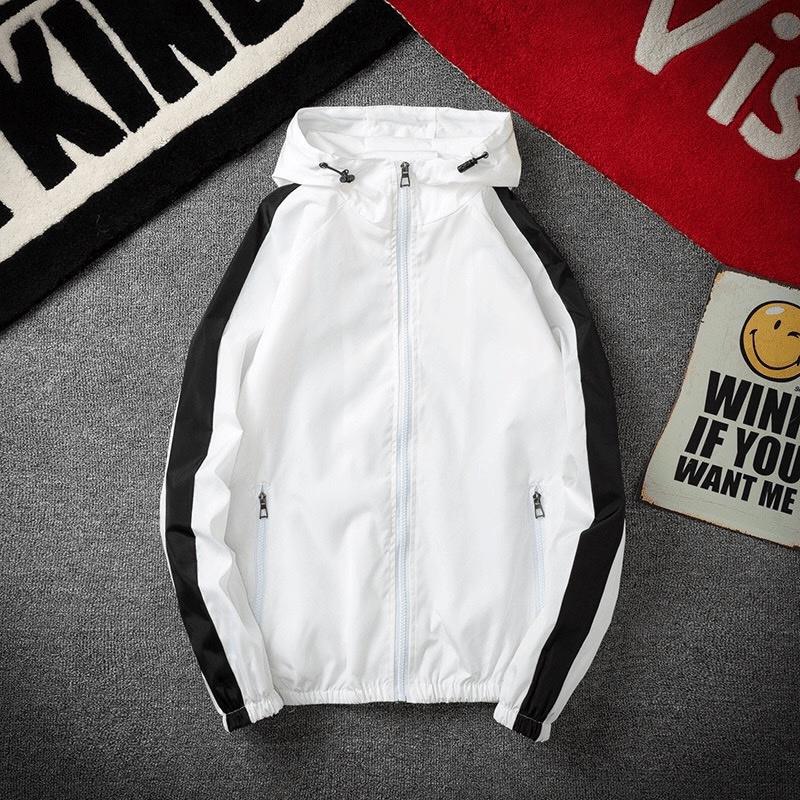 Áo khoác dù 2 lớp tay phối sọc cực đẹp hotrend dành cho các bạn trẻ LANA FASHION