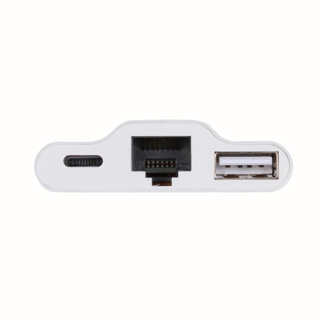 USB 3.0 Camera Adapter Ethernet Adapter Hub Connector to For Apple