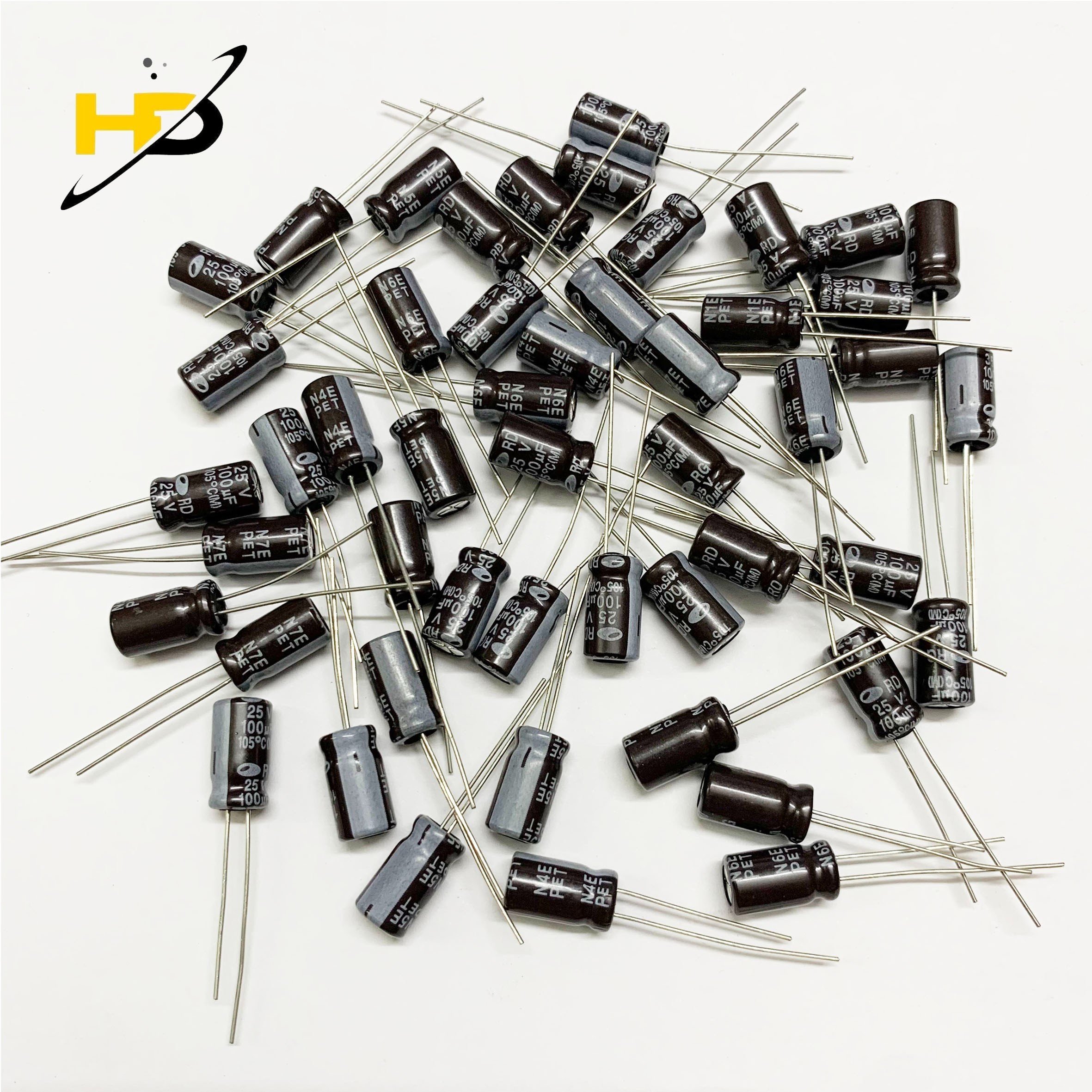 Tụ Samwha Phân Cực 100uF 25V , Dùng Để Lọc Nguồn Tần Số Thấp