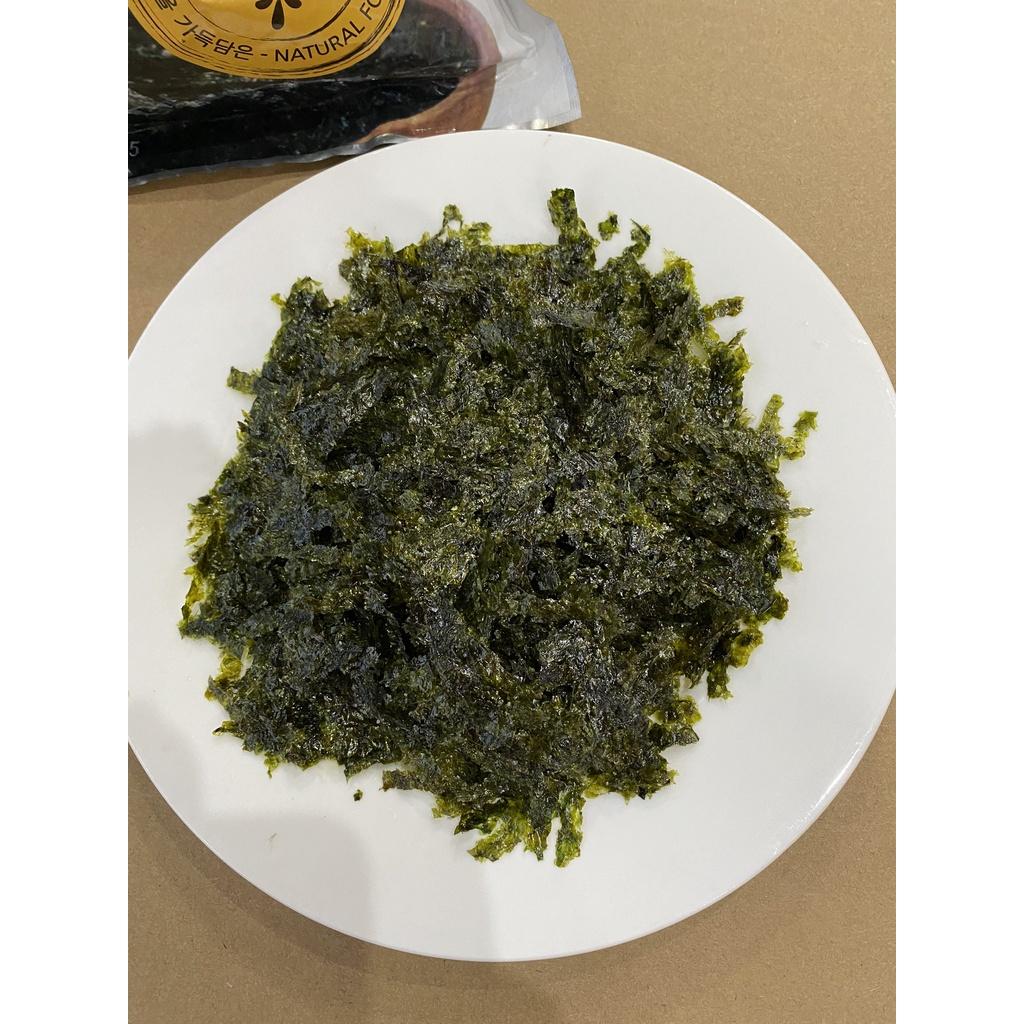 Một thùng 10 gói lá kim / rong biển vụn 400gr K-Wook Hàn Quốc