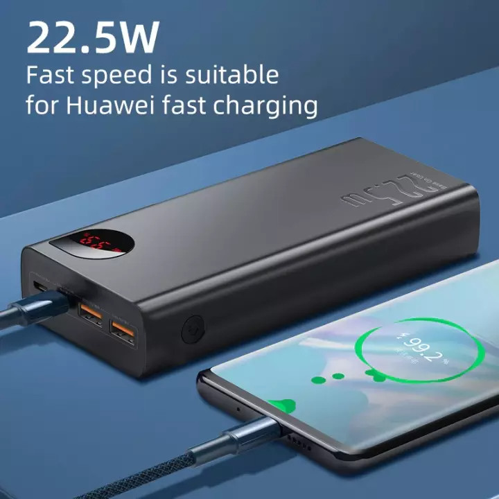 (Hàng chính hãng) Pin sạc dự phòng Baseus dung lượng 30000mAh, sạc nhanh 22.5W công nghệ QC, PD cho iPhone, Samsung, Xiaomi, Huawei,...