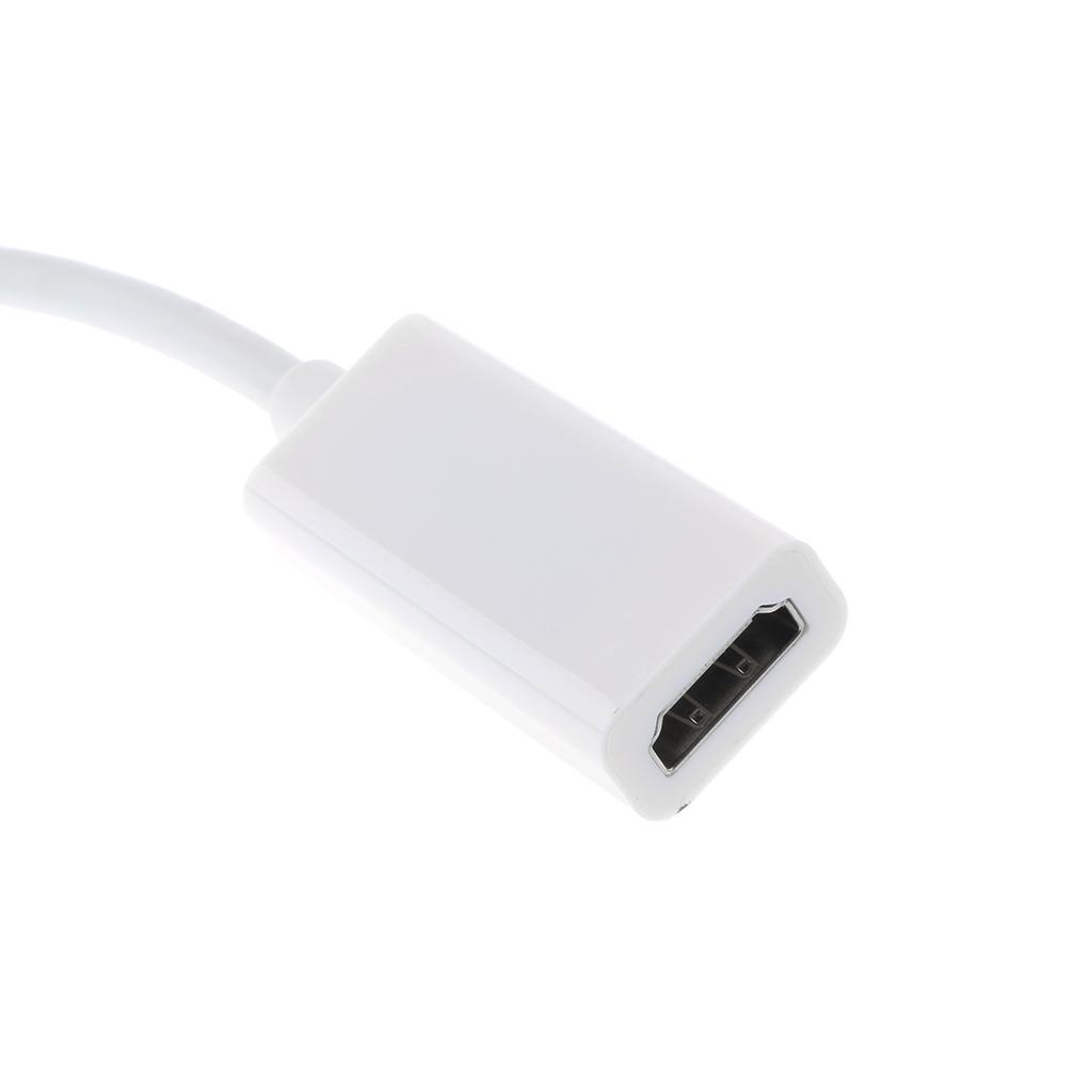1080P Mini DisplayPort To HDMI HDTV Male To Female Converter W/ 6inch Cable