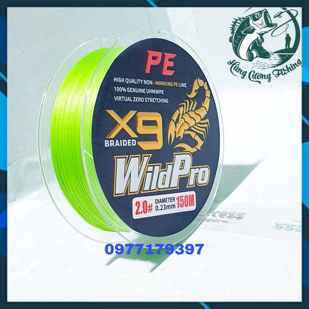 Dây dù PE Siêu Bền Câu Cá Dù x9 wild pro Chuyên Đồ Câu Lure 150m Dây Câu Chất Lượng Dây Dù Câu Cá _ Đồ Câu Cá