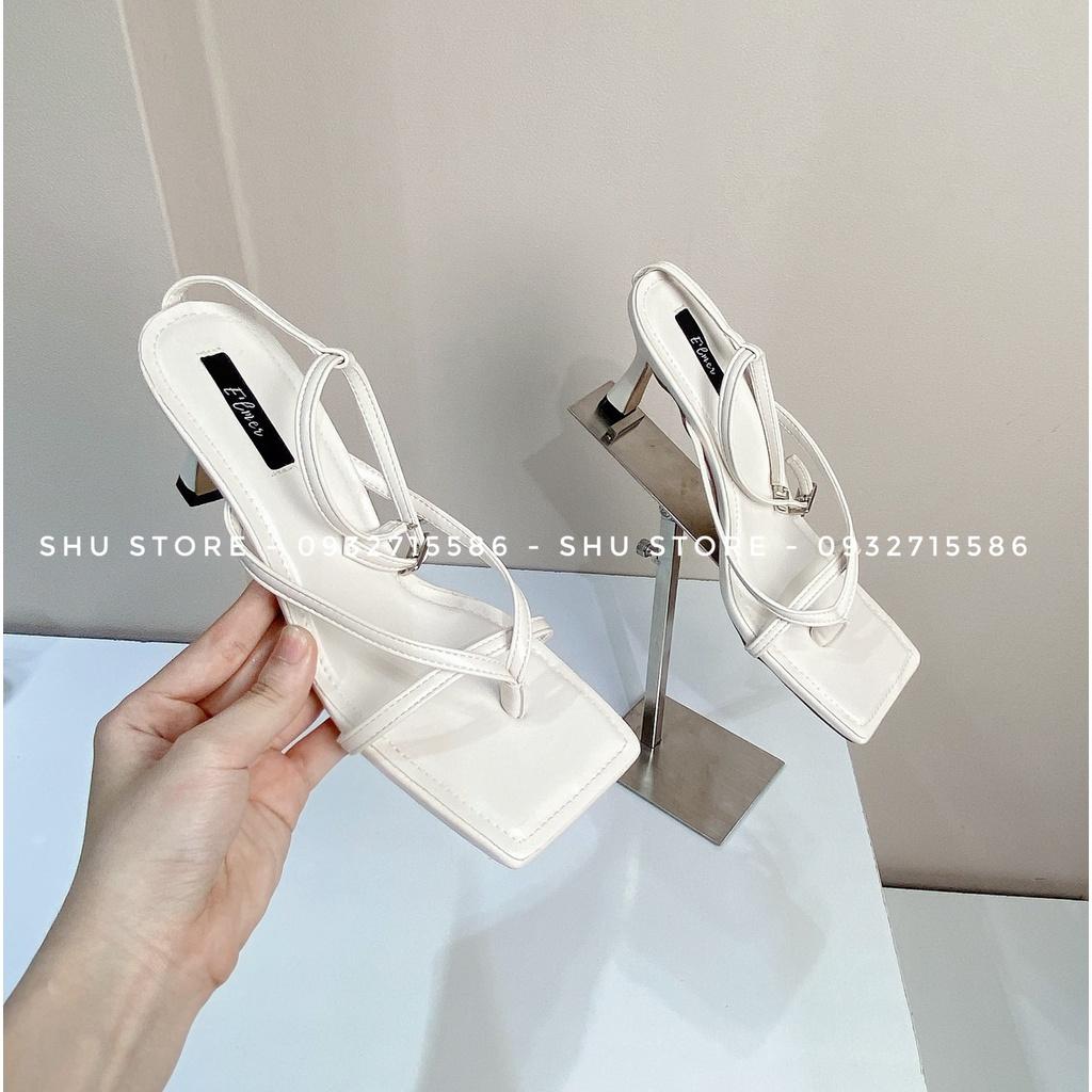 SANDAL MŨI VUÔNG CHỮ A SHU STORE - SANDAL NỮ THỜI TRANG SANG TRỌNG