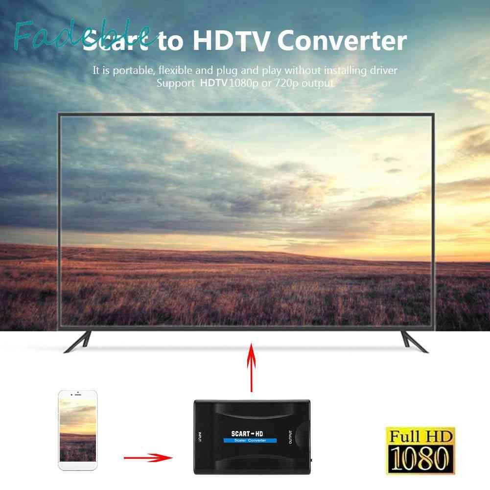 Bộ ChuyểN ĐổI Âm Thanh / Video SCART Sang HDMI 1080P