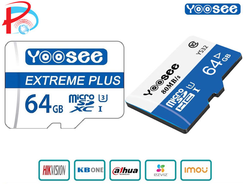 Thẻ nhớ Micro SD Yoosee 128Gb /64G/32G Class 10, Thẻ nhớ camera, Thẻ nhớ điện thoại - hàng nhập khẩu