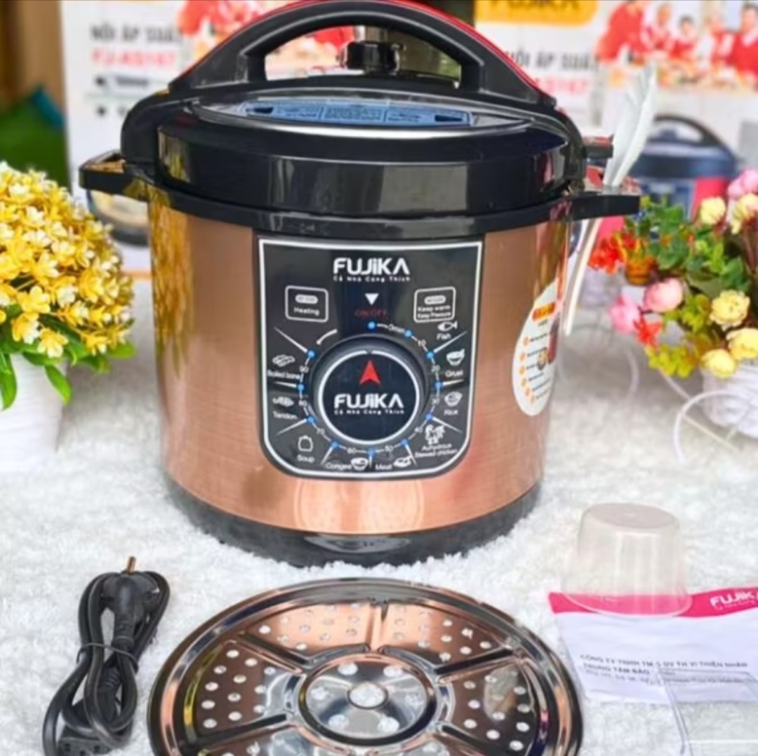BỘ NỒI NẤU ÁP XUẤT ĐIỆN CAO CẤP LOẠI 6L NẤU ĐA CHỨC NĂNG