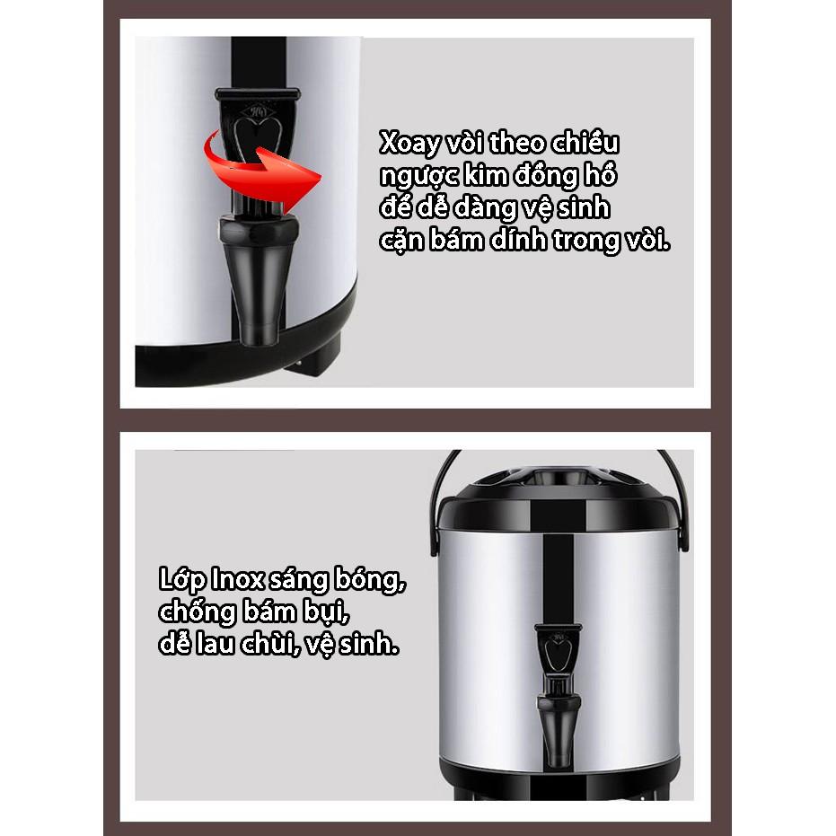 Bình giữ nhiệt ủ trà inox cao cấp loại tốt