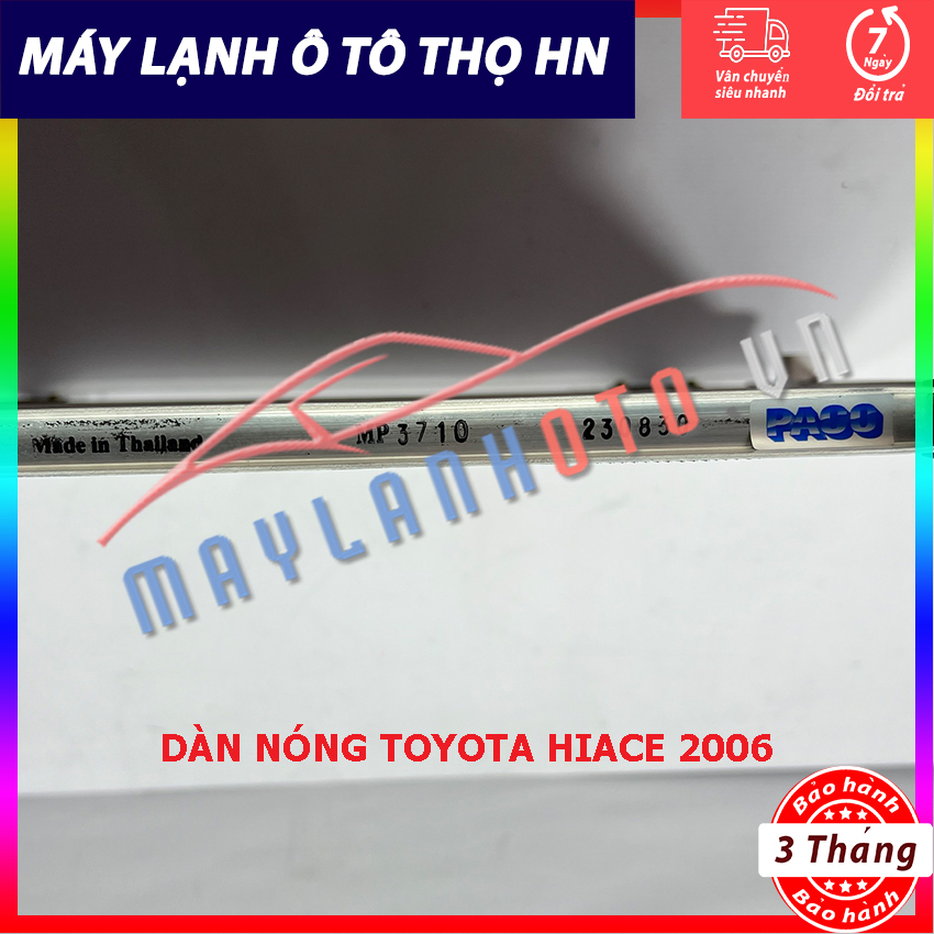 Dàn (giàn) nóng Toyota Hiace 2006 Hàng xịn Thái Lan (hàng chính hãng nhập khẩu trực tiếp)