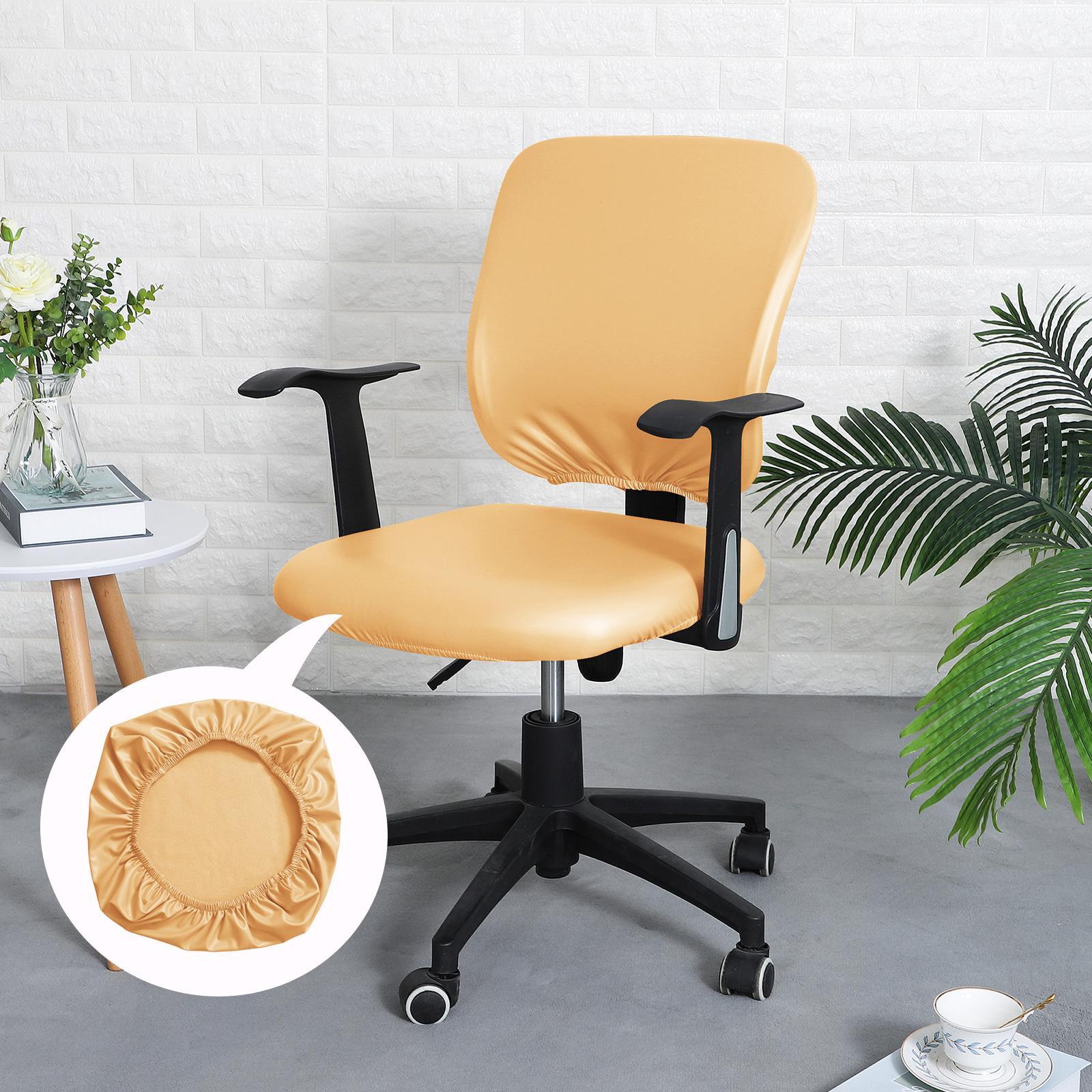 Universal Jacquard Spandex Stretch Wedding Dining Room Chair Seat Cover Gray
