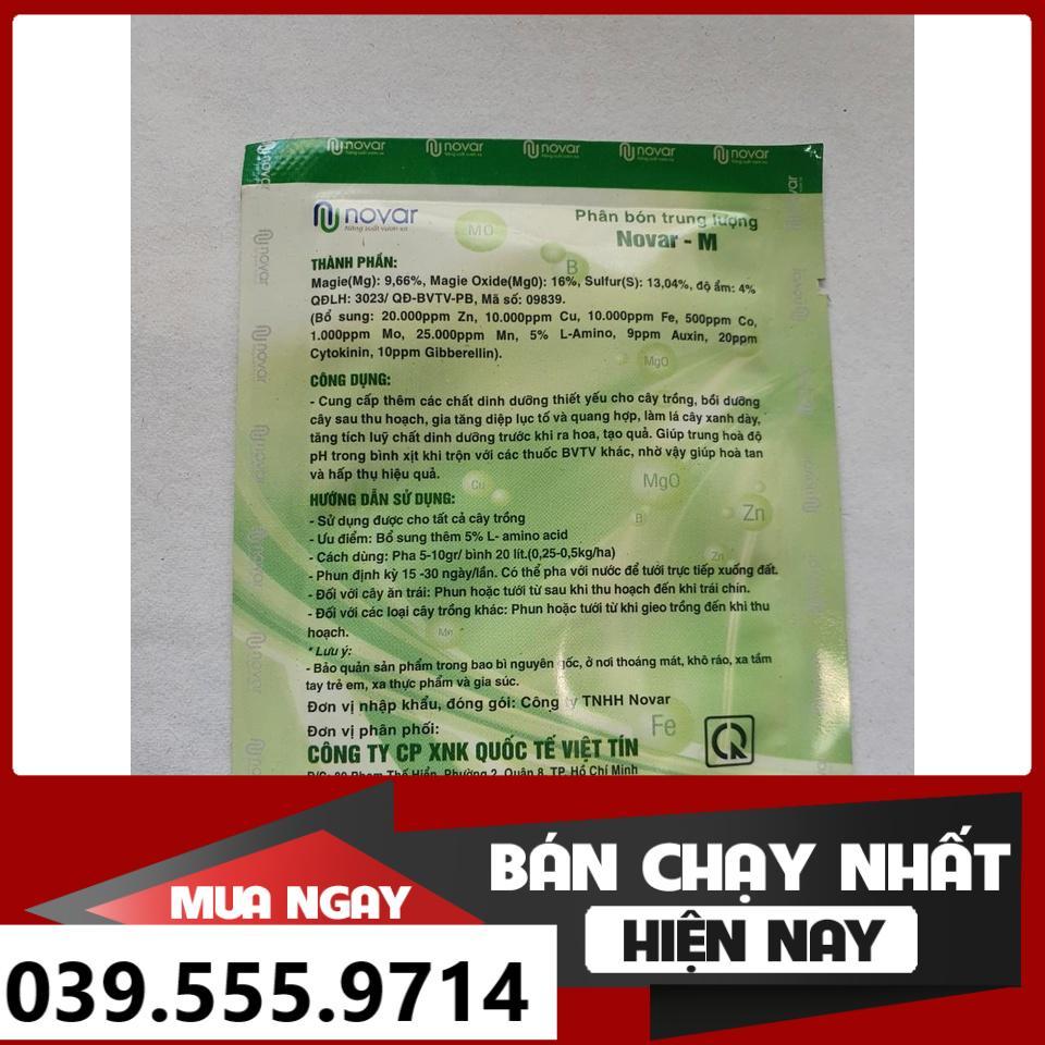 PHÂN BÓN TRUNG VI LƯỢNG THÁI LAN NOVAR MICRO GÓI 5G - GIÚP XANH LÁ KÍCH MẦM