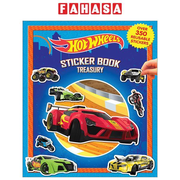 Mattel Hot Wheels Sticker Book Treasury