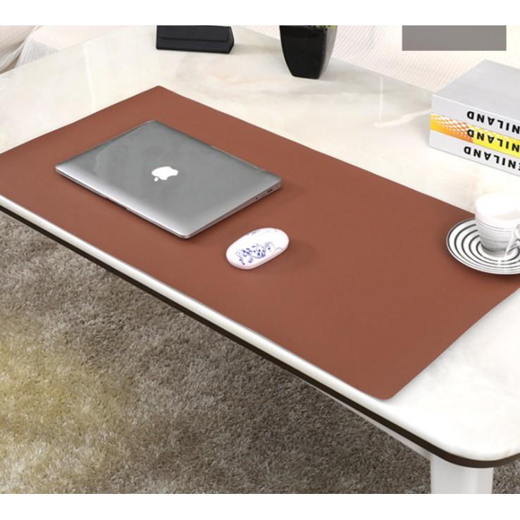 Thảm Da Lót Bàn Làm Việc Size Lớn DeskPad 120x60, 120x50, 100x50..Kiêm Bàn Di Chuột Cỡ Lớn Chống Nước