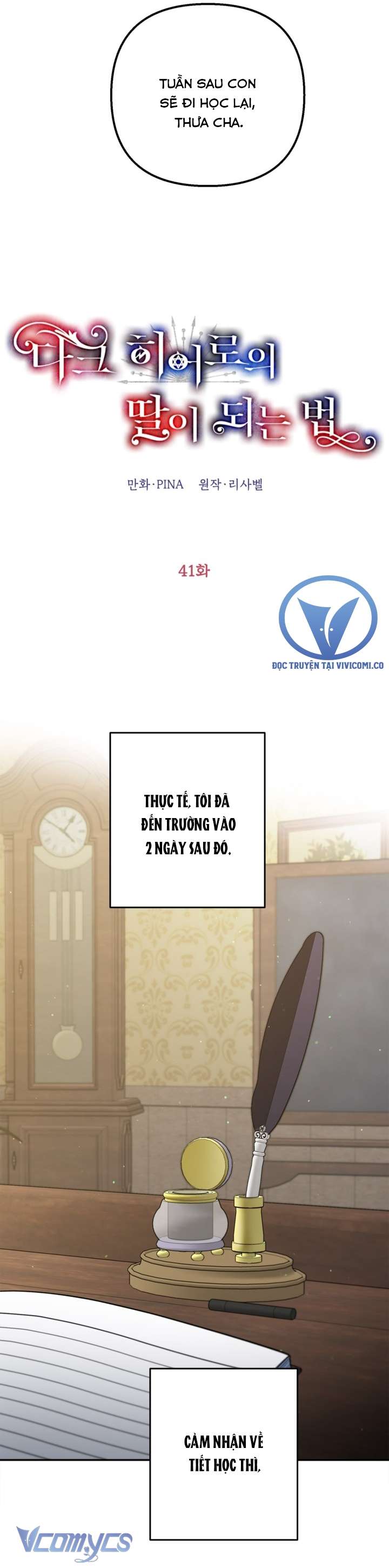 phương pháp trở thành con gái của người hùng bóng đêm chapter 41 11