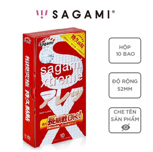 Combo Bcs Kéo Dài Thời Gian Sagami Feel Long + Gel Sagami Original Nhật Bản