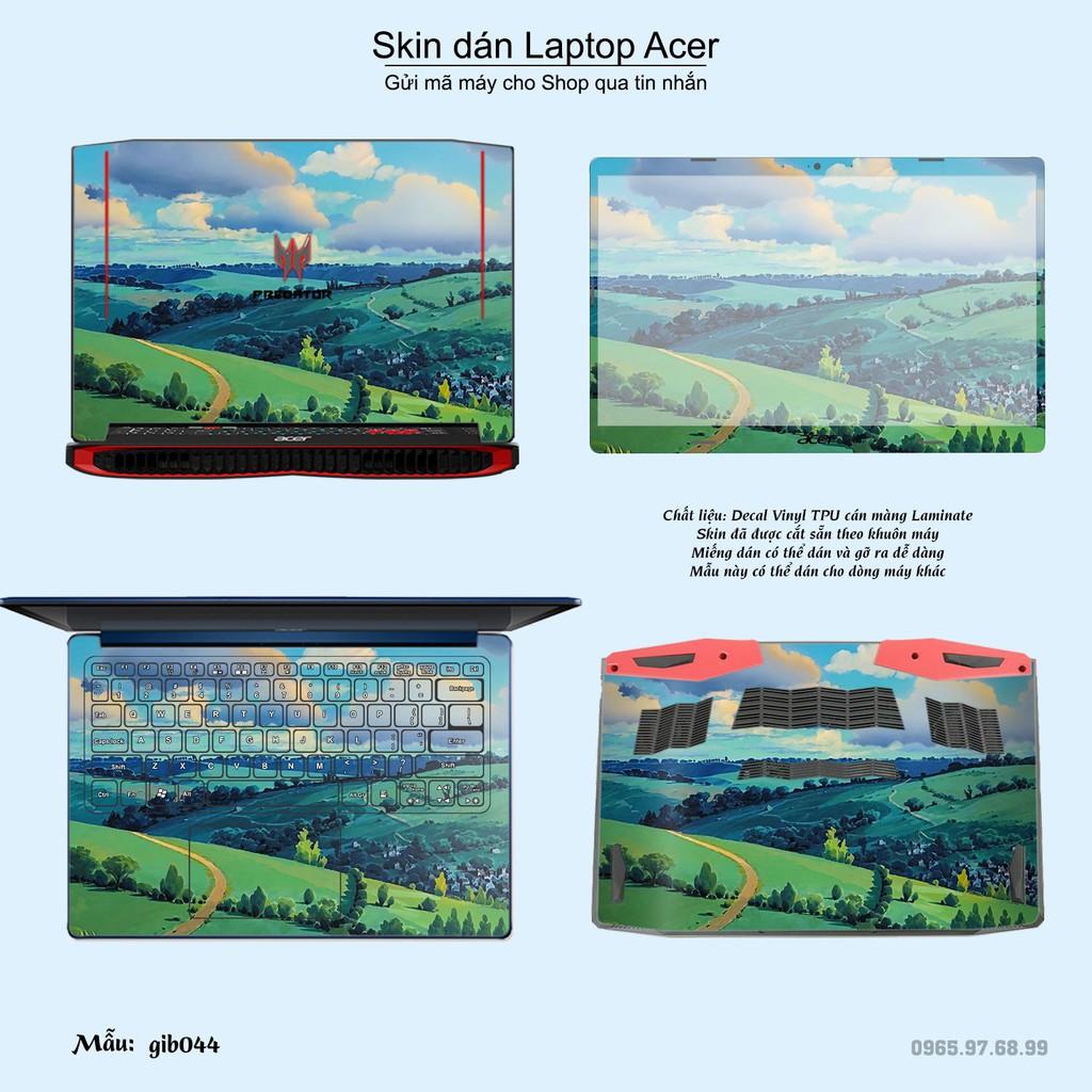 Skin dán Laptop Acer in hình Ghibli film (inbox mã máy cho Shop)