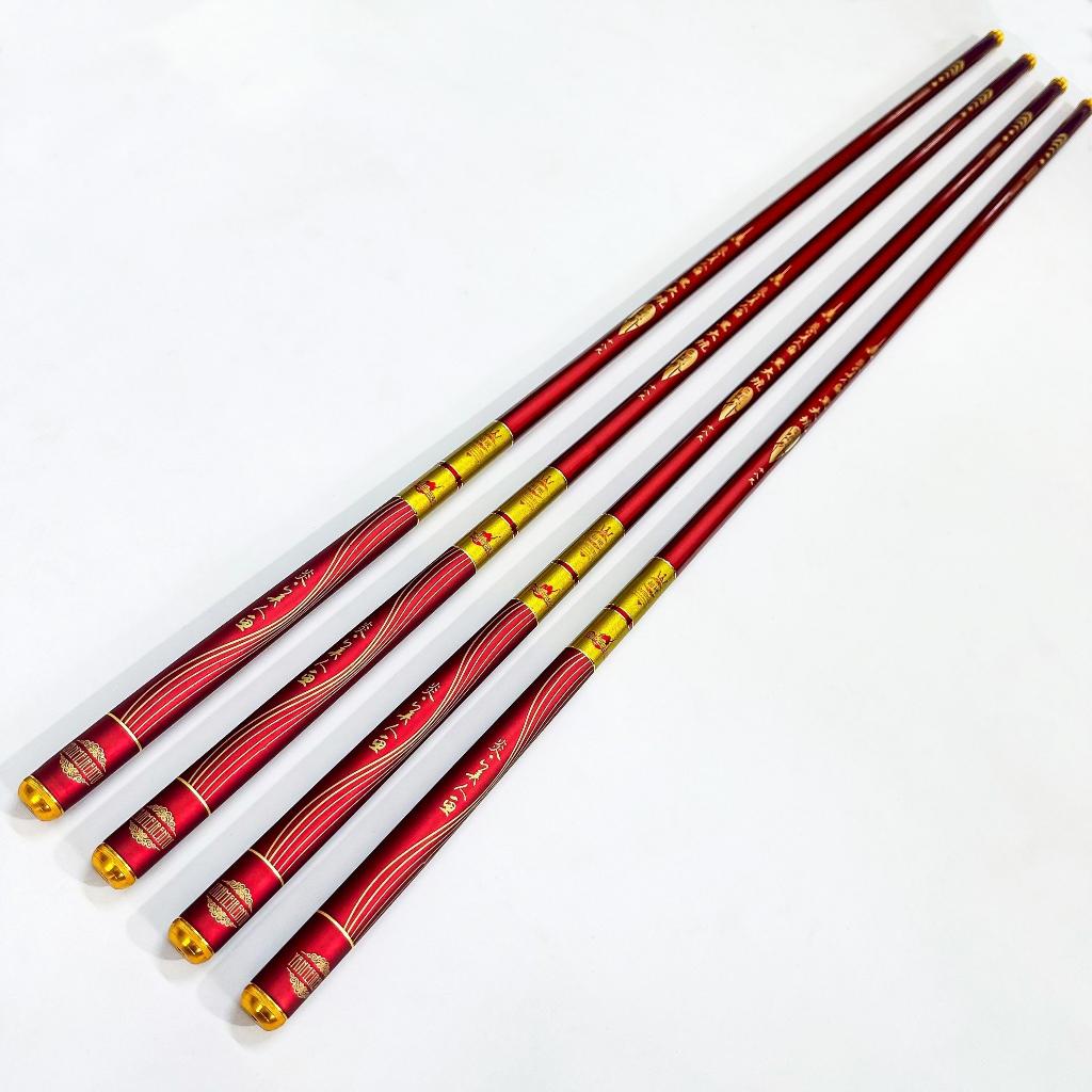 Cần câu tay Hỏa Diệm Sơn 5h đỏ ngọn 1.5li sale giá rẻ