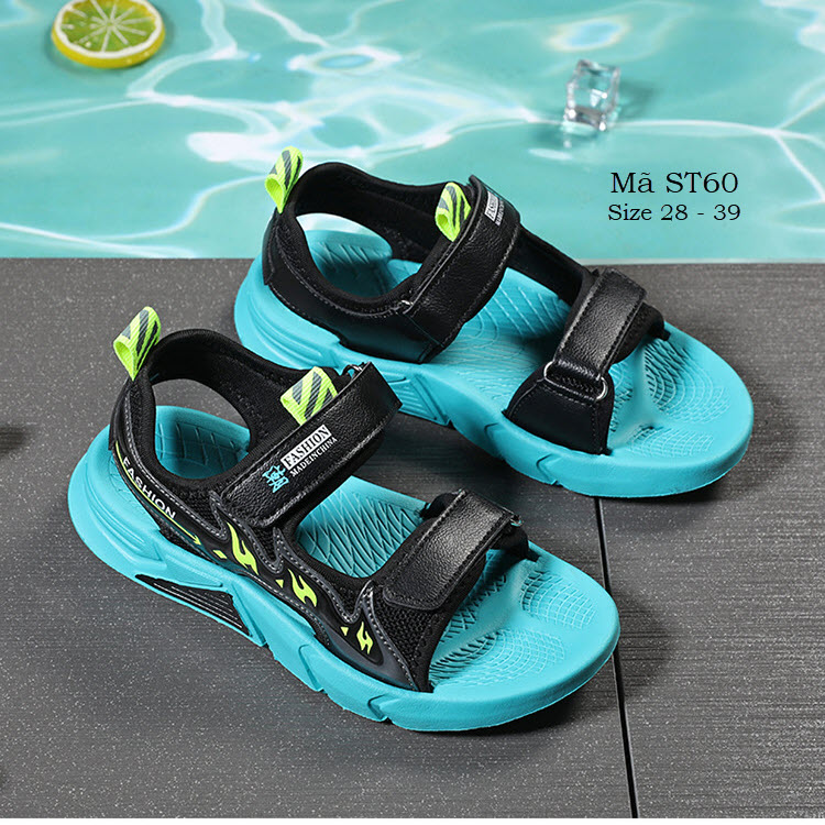 Sandal trẻ em nam dép quai hậu bé trai siêu nhẹ kháng khuẩn êm chống trơn trượt phù hợp cho học sinh đi học đi biển LIMIBABY ST60