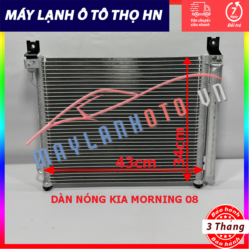 Dàn nóng Kia Morning 2008 Hàng Xịn Hàn Quốc