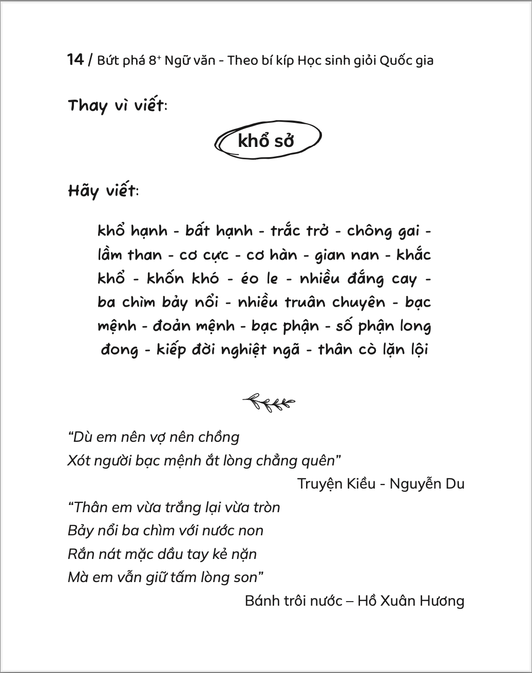 Sách Bứt Phá 8+ Ngữ Văn - Theo Bí Kíp Học Sinh Giỏi Quốc Gia - Dành Cho Học Sinh THPT - Hồng Hạnh