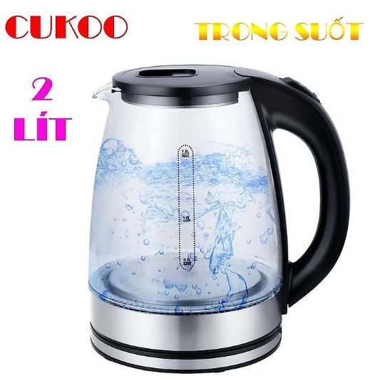 BÌNH ĐUN SIÊU TỐC CUCKOO 2 LÍT TRONG SUỐT