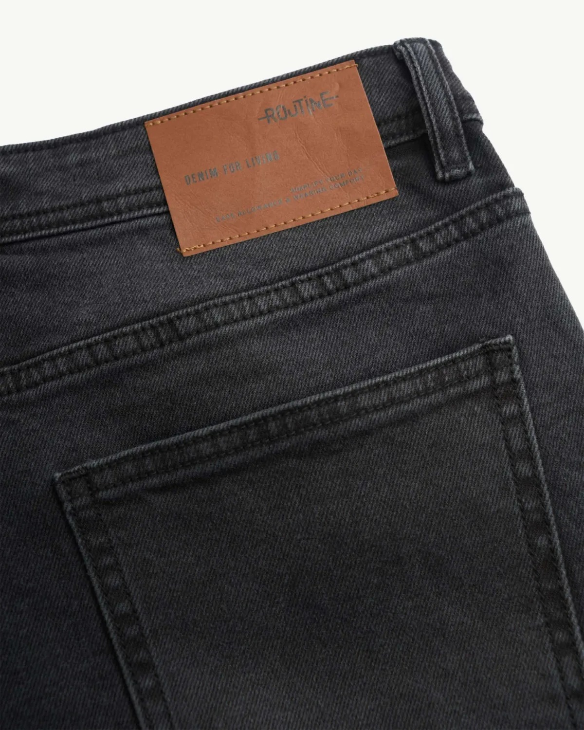 Quần jean / Quần denim nam Form Straight cropped - RT 10S25DPA013 | ROUTINE CÀ MAU