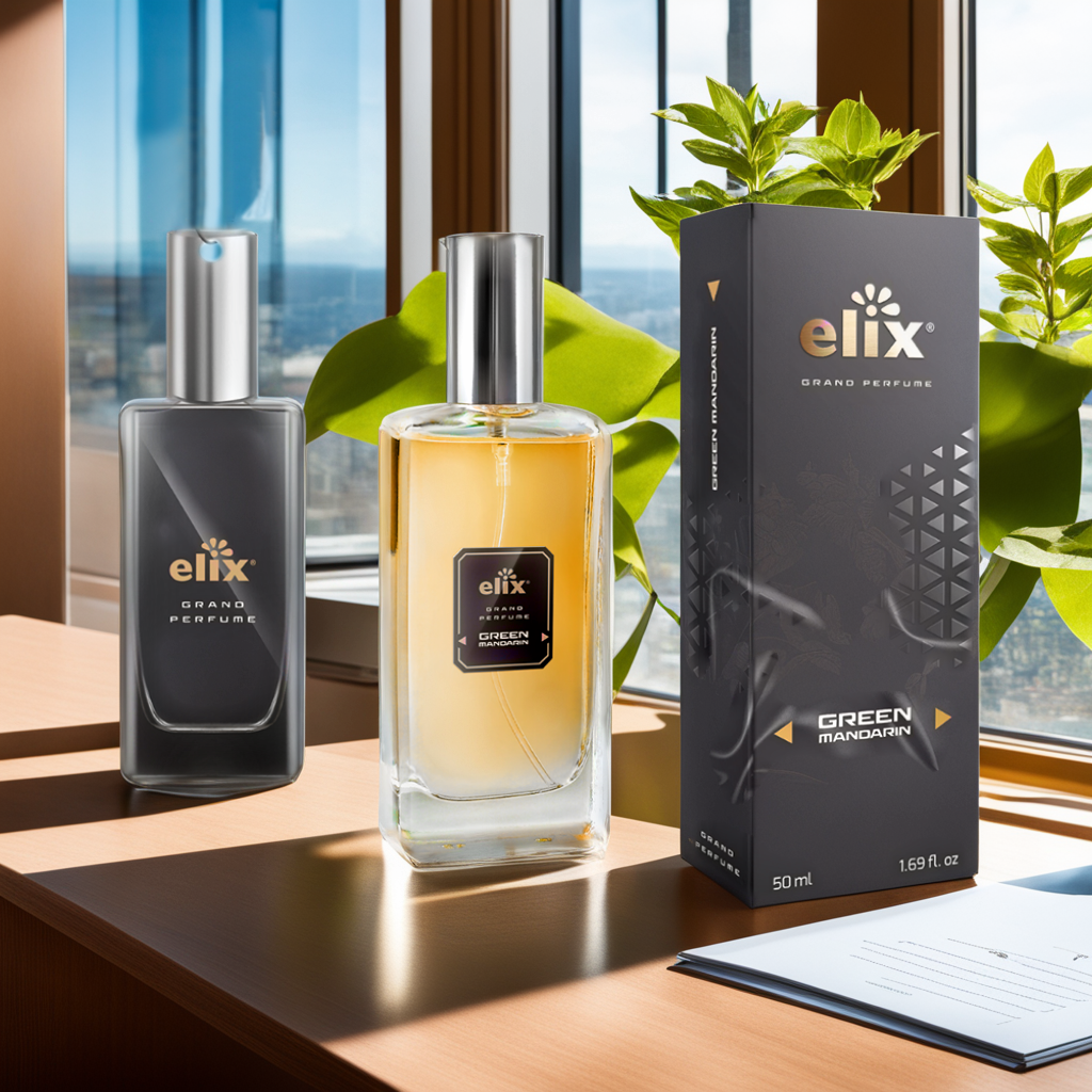 Nước hoa xịt ô tô Grand Perfume 50ml - Hương Green Mandarin (Quýt Xanh) - Hàng Chính Hãng nhập khẩu Ba Lan