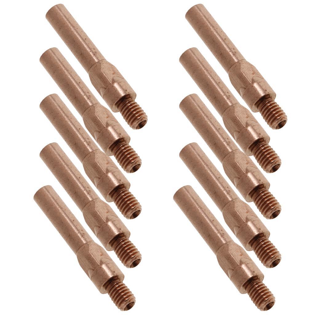 2x 10 Pieces 45mm Thread Nozzle Tip for /MIG Gas