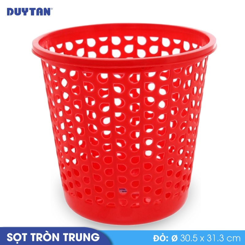 Sọt tròn trung nhựa Duy Tân - 22698 - Giao màu ngẫu nhiên - Hàng chính hãng