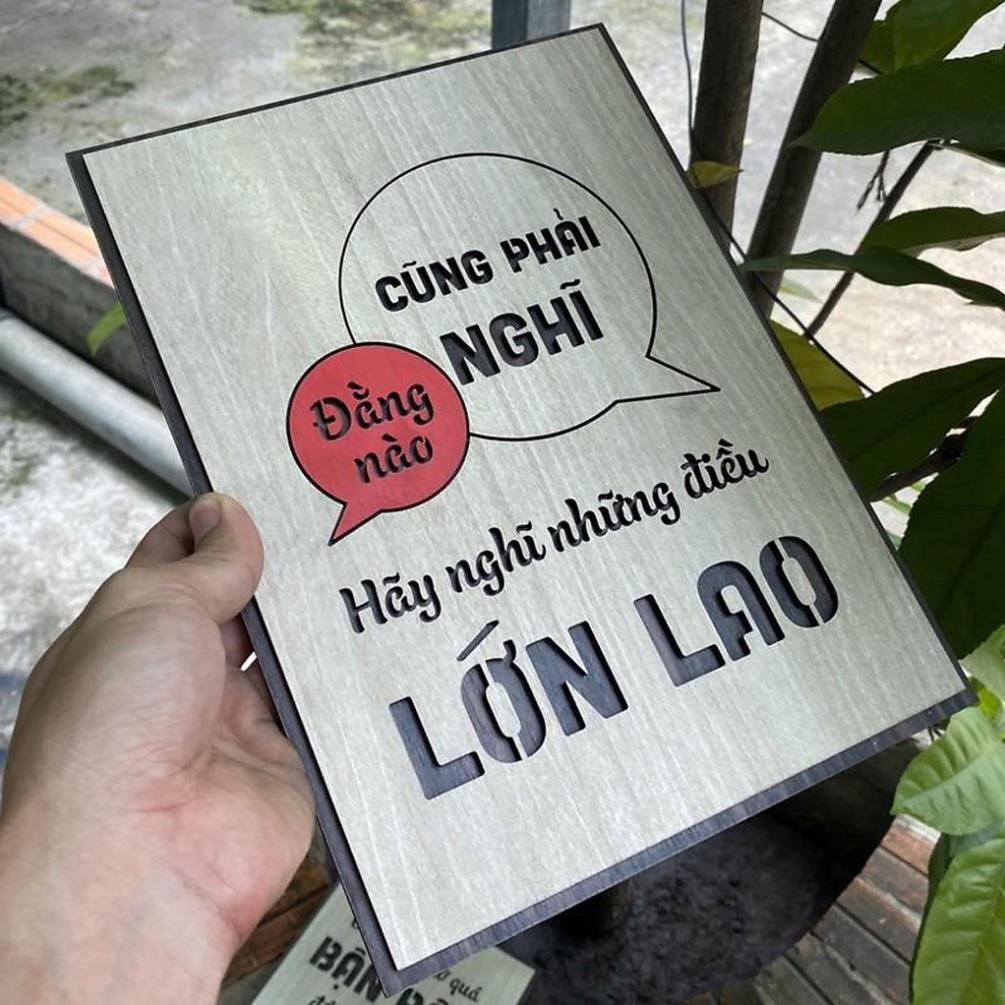 Tranh Trang Trí Phòng Làm Việc TBIG069 tạo động lực mỗi ngày - Kt 27x20cm