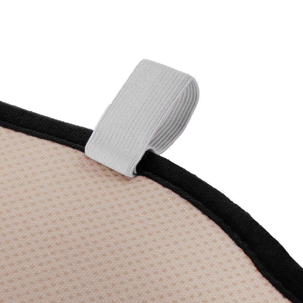 Universal Front & Rear Square Row Car Auto Seat Black