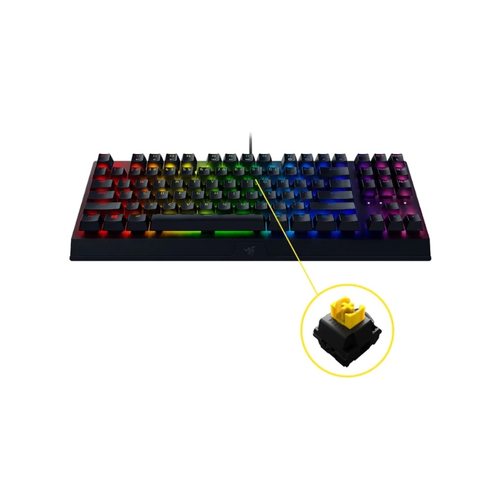 Bàn phím máy tính Razer BlackWidow V3 Tenkeyless-Mechanical-US Layout_Mới, hàng chính hãng