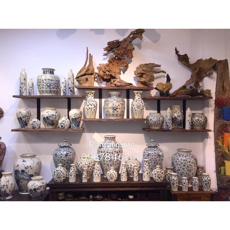 Mai bình men rạn giả cổ Bát tràng