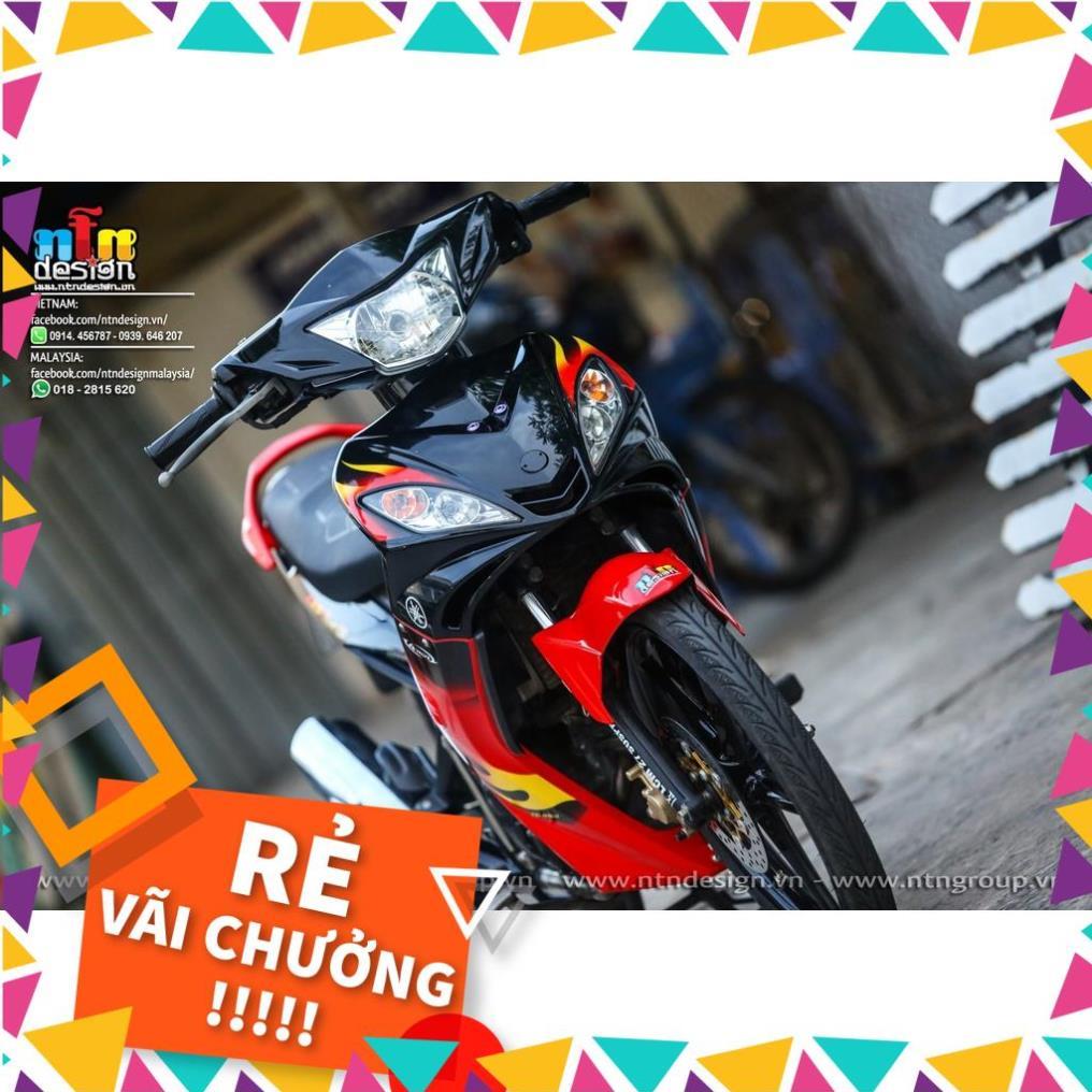 Tem Rời Exciter 2009 Mẫu Lửa Đỏ Vàng Đen