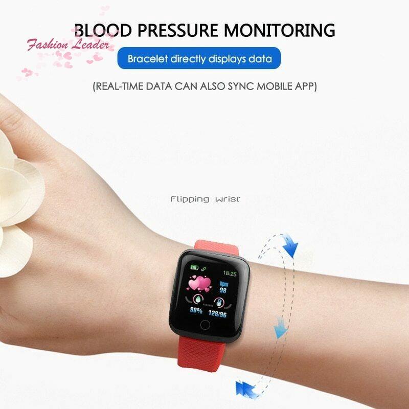 Đồng hồ thông minh chống thấm nước hỗ trợ theo dõi sức khỏe thời trang