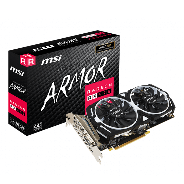 MSI Radeon RX6600 ARMOR 8G (8GB GDDR6, 128-bit, HDMI+DP, 1x8-pin) - Hàng Chính Hãng