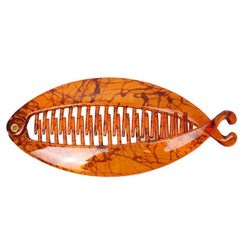 2x Fish Hair Clips Lady Fishtail Clip Headdress Banana Shape Hair Accessory