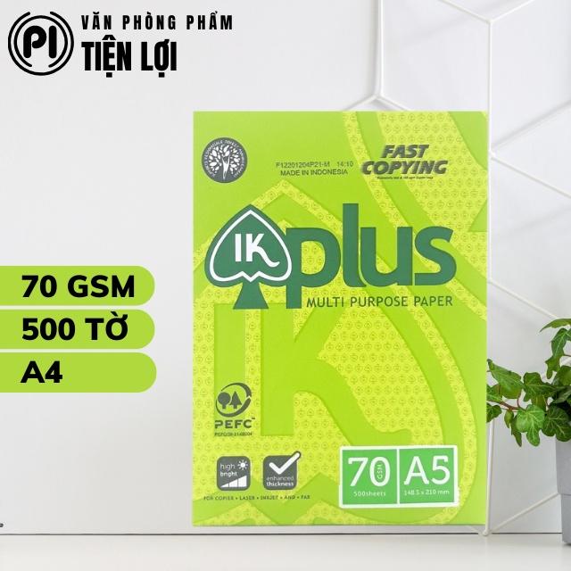 Giấy in A4 IK Plus - Định lượng 70 gsm 500 tờ