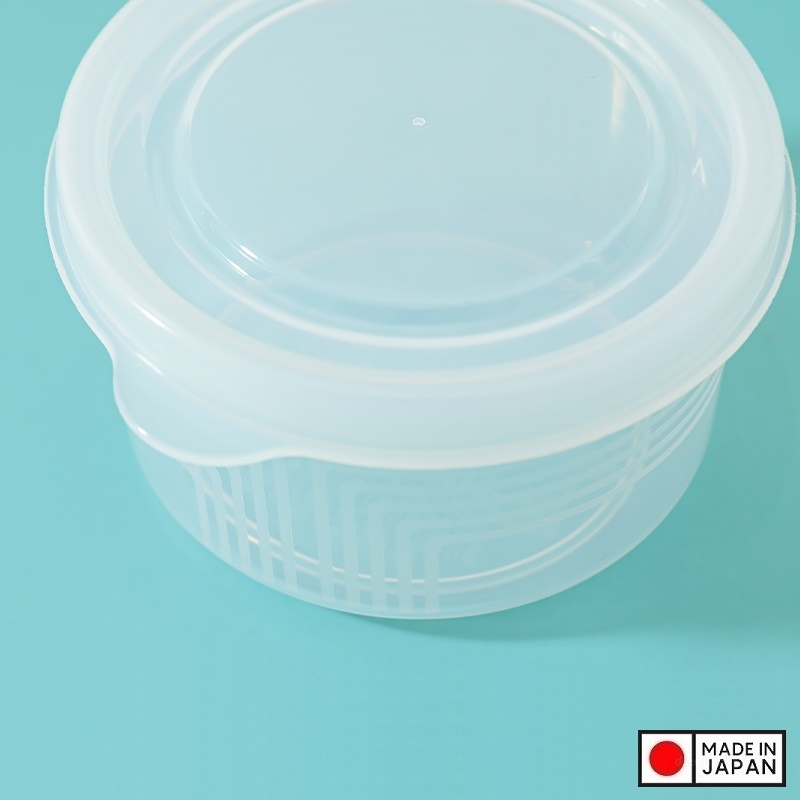 Set 3 Hộp Nhựa Tròn 180ml An Toàn - Nội Địa Nhật Bản