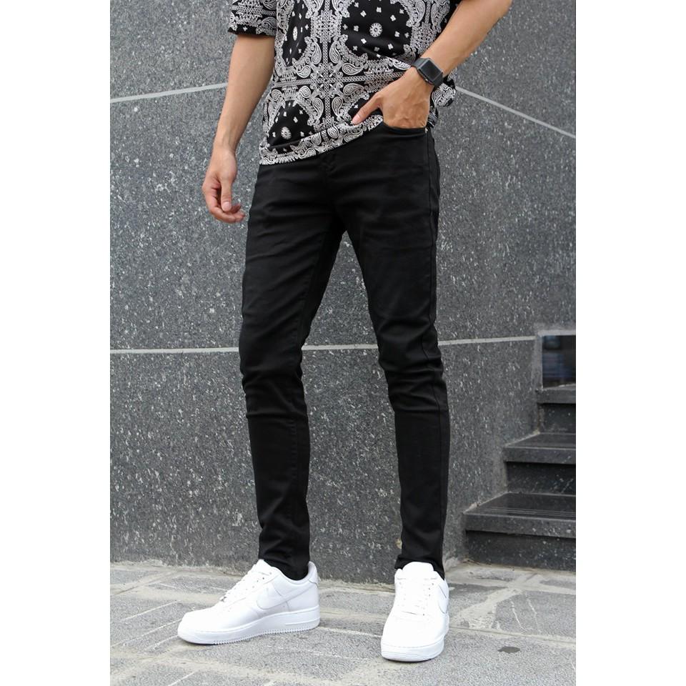 Quần baggy jean xanh unisex