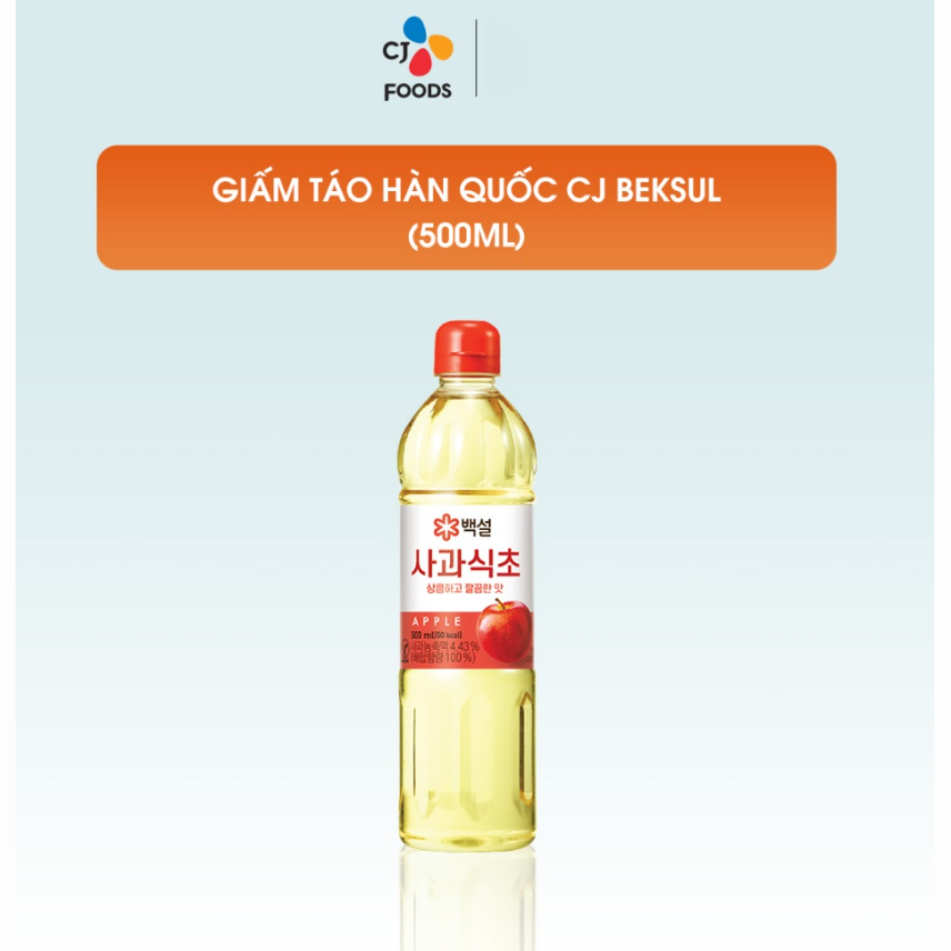 Giấm Táo Hàn Quốc Beksul 500ml