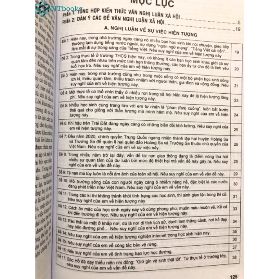 Sách Hướng Dẫn Viết Dàn Ý Các Đoạn Văn Nghị Luận Xã Hội Ngữ Văn 8 ( Khoảng 200 Chữ - Dùng Chung cho các Bộ SGK )